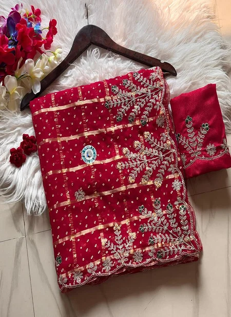 JK 234 Heavy Pure Bhandhani Work Saree Bulk Orders In India